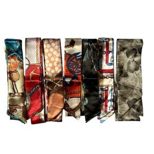 Unbranded Multi Color Silk Bag Twillies Lot of 7